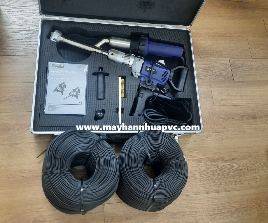 M&aacute;y h&agrave;n đ&ugrave;n nhựa Weldy Booster EX3 chuẩn chất lượng
