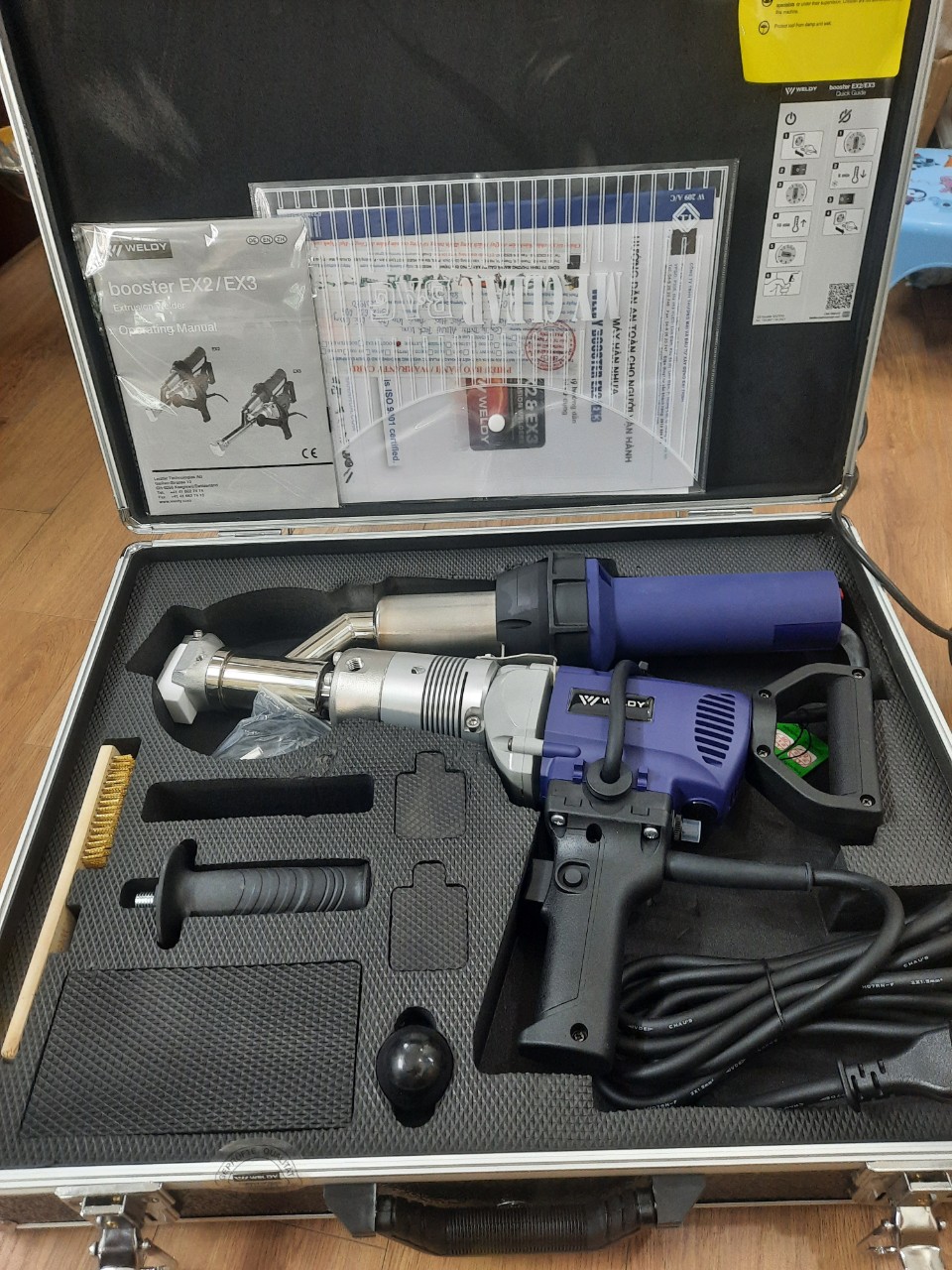 máy hàn đùn nhựa Weldy Booster EX2 máy hàn đùn nhựa Weldy Booster EX2