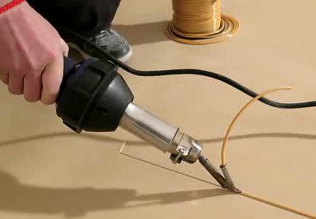 M&aacute;y h&agrave;n s&agrave;n nhựa vinyl model Weldy HT1600
